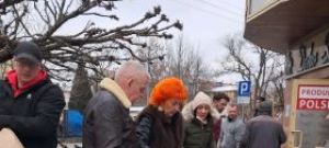 Tłumy na wigilii u państwa Dębców