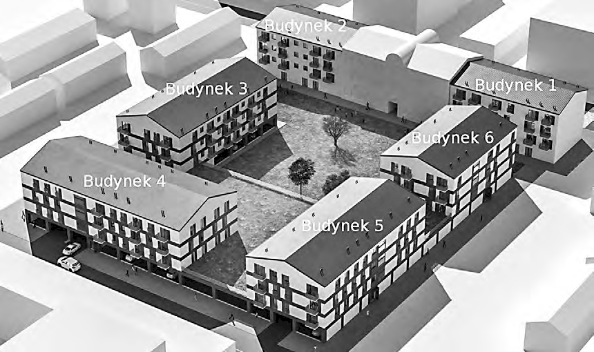W pierwszym etapie wybudowane mają zostać budynki nr 3, 4 i 5, leżące bliżej ulicy Borek. Jest w nich jeszcze 15 wolnych mieszkań, głównie jedno- i dwupokojowych o niewielkim metrażu