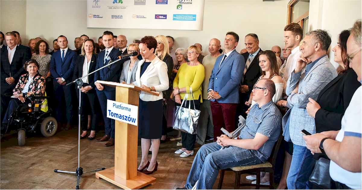 Koalicja Obywatelska, której powstanie ogłoszono w poniedziałek, 7 maja, zjednoczy siły w walce o fotel prezydenta Tomaszowa oraz miejsca w Radzie Miasta i Radzie Powiatu w zbli-żających się wyborach samorządowych. Deklarację przystąpienia do niej podpisało już ponad 25 sygnatariuszy (stowarzyszeń i osób indywidualnych z różnych środowisk). Twarzą koalicji i kandydatką na prezydenta miasta została Barbara Klatka. W ciągu dwóch miesięcy ma zostać ogłoszony program wyborczy.