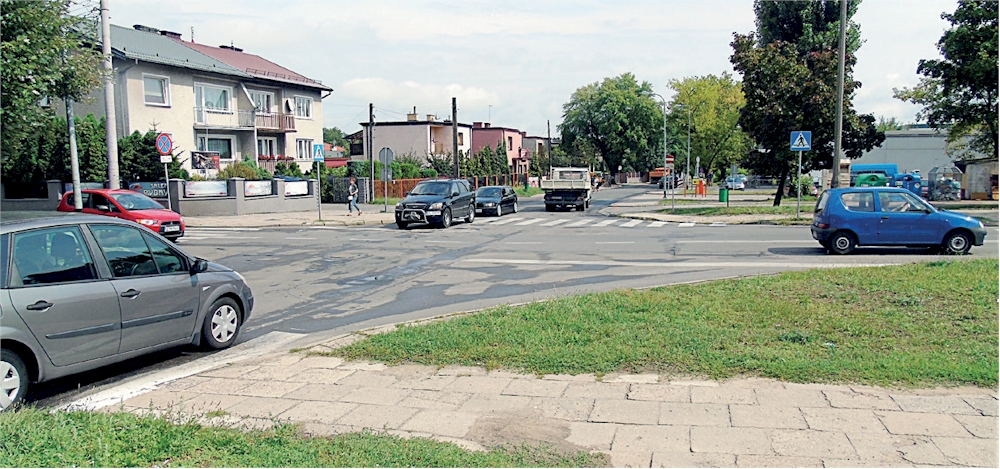 Rondo na skrzyżowaniu ulic Mazowieckiej i Strzeleckiej ma usprawnić ruch, który w godzinach szczytu jest tam bardzo duży