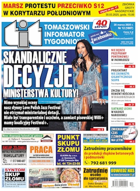 TIT - Tomaszowski Informator Tygodniowy nr 12 (1807) z 28 marca 2025 roku