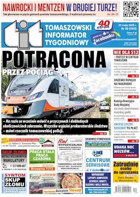 TIT - Tomaszowski Informator Tygodniowy nr 20 (1815) z 23 maja 2025 roku
