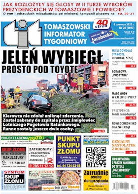 TIT - Tomaszowski Informator Tygodniowy nr 22 (1817) z 6 czerwca 2025 roku