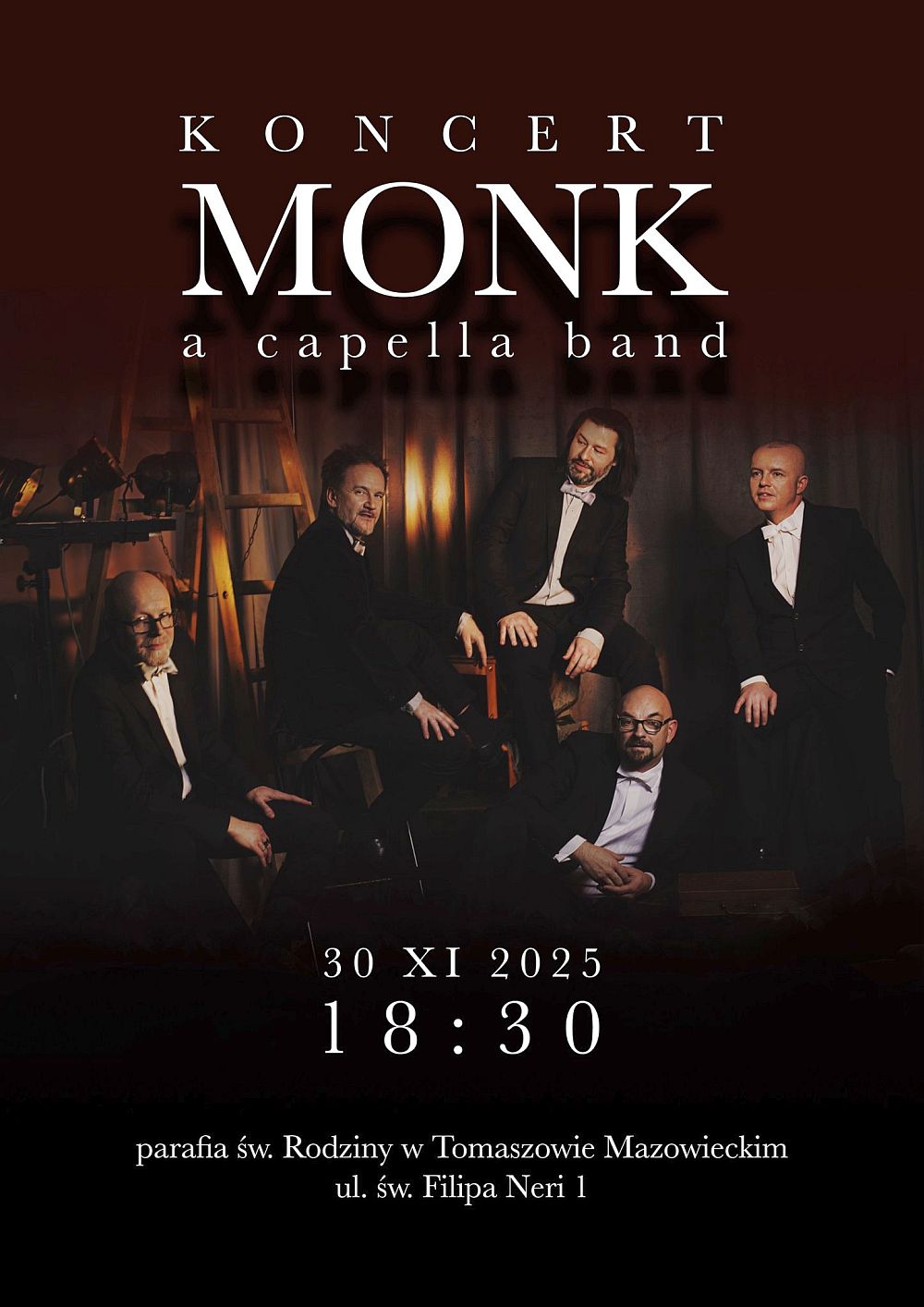 koncert zespołu MONK w parafii św. Rodziny