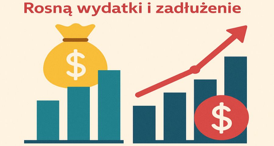 Rosną wydatki i zadłużenie