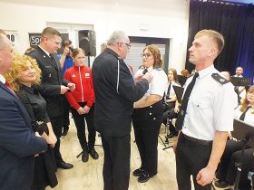 Marzena Węgrzynowska i&nbsp;Patryk Latocha zostali odznaczani Medalami za Zasługi dla Pożarnictwa