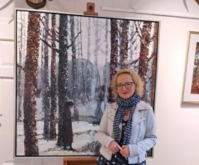 Obrazy tomaszowianki często inspirowane są lasami spalskimi