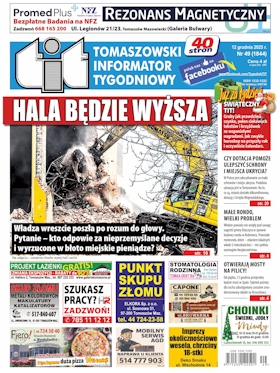 TIT - Tomaszowski Informator Tygodniowy nr 49 (1844) z 12 grudnia 2025 roku