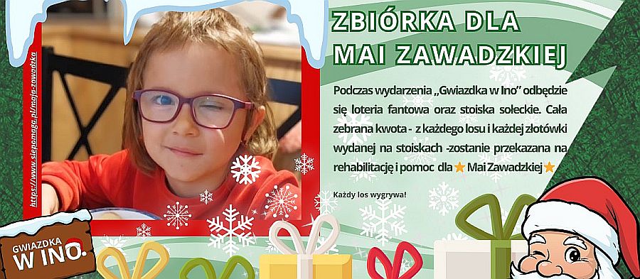"Gwiazdka w Ino" będzie mieć w tym roku wymiar charytatywny (fot. plakat wydarzenia)