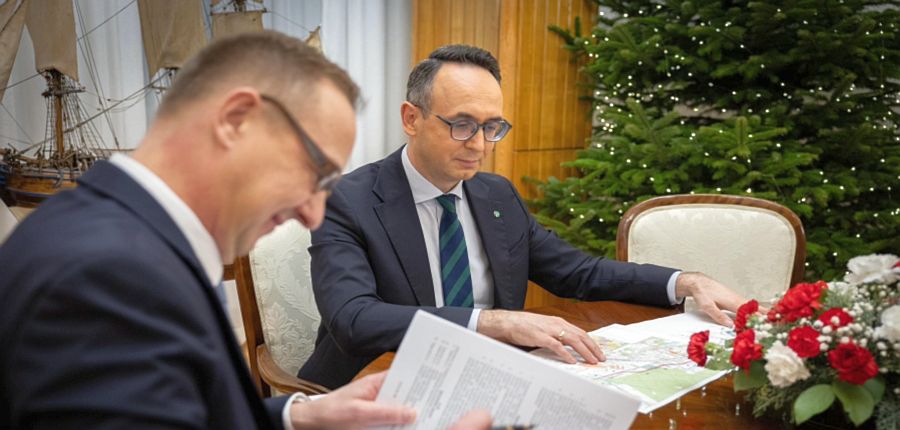 Podpisanie umowy na budowę nowego ronda