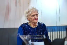 Zofia Biernacka na&nbsp;swoich setnych urodzinach 