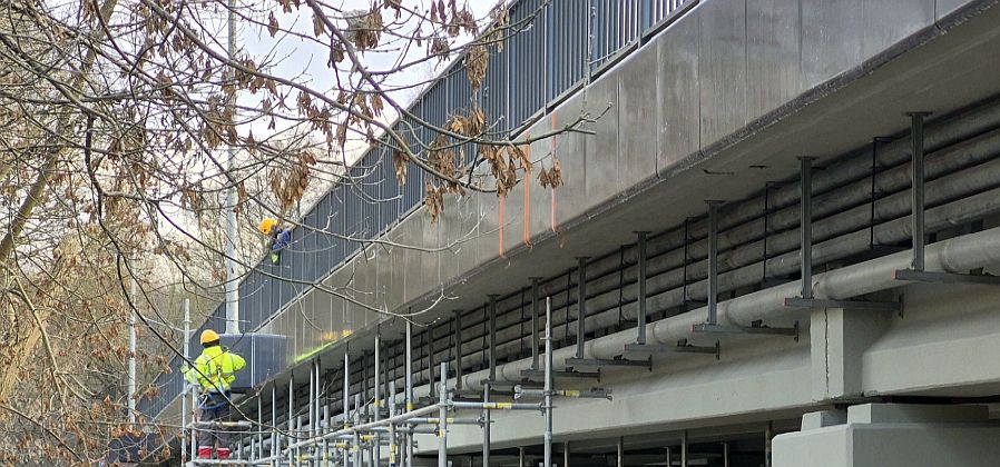 W minioną środę prowadzone były jeszcze prace przy podporach