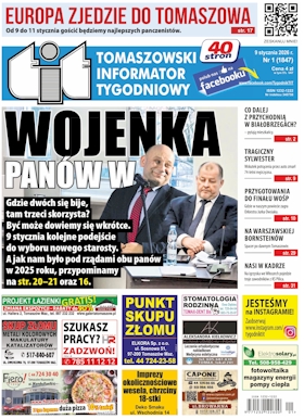 TIT - Tomaszowski Informator Tygodniowy nr 1 (1847) z 9 stycznia 2026 roku