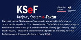 Spotkanie o&nbsp;KSEF w&nbsp;Galerii Tomaszów