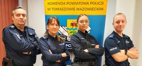 Dzielnicowi to policjanci pierwszego kontaktu (fot. KPP Tomaszów)