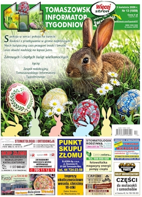 TIT - Tomaszowski Informator Tygodniowy nr 13 (1859) z 3 kwietnia 2026 roku TIT - Tomaszowski Informator Tygodniowy nr 13 (1859) z 3 kwietnia 2026 roku