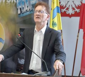 Jan Andrzej Więckowski w&nbsp;trakcie ostatniego wystąpienia jako dyrektor PCPR