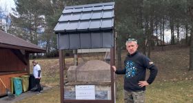 Ostatnio robiliśmy zadaszenie nad piecem chlebowym – mówi Robert Wujek, sołtys Sangrodza