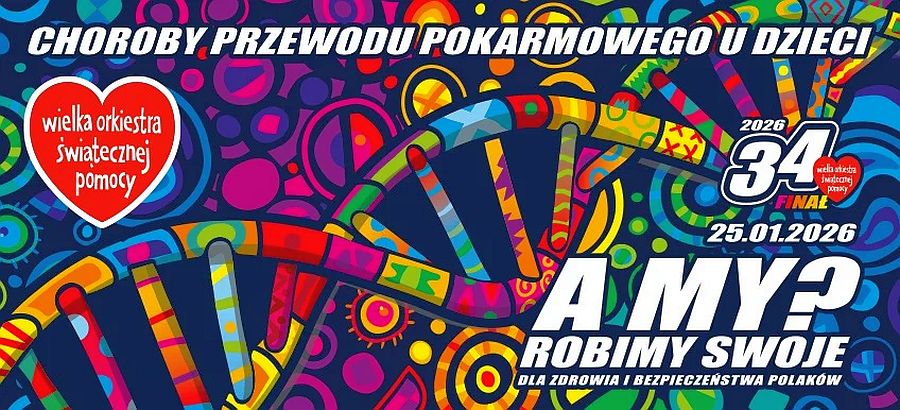 25 stycznia po raz 34. zagra Wielka Orkiestra Świątecznej Pomocy