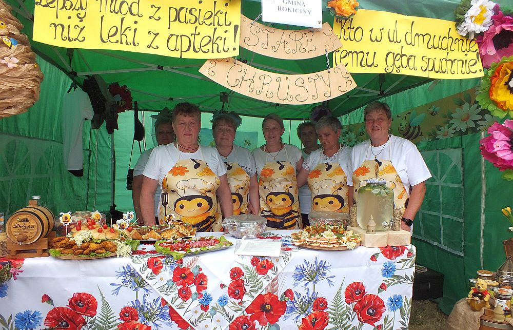Stoisko reprezentacji Starych Chrustów