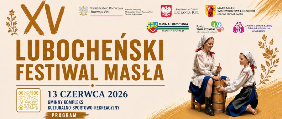Głównym punktem festiwalowego programu będzie Powiatowy Konkurs Ubijania Masła