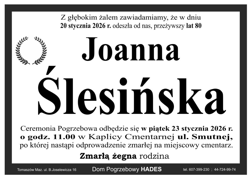 Joanna Ślesińska