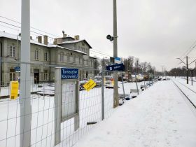 dworzec w&nbsp;Tomaszowie Mazowieckim w&nbsp;trakcie remontu