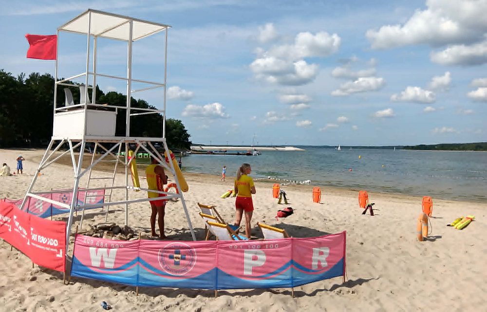 W miniony weekend na&nbsp;kąpielisku w&nbsp;Smardzewicach pierwszy raz pojawiła się czerwona flaga zakazująca kąpieli