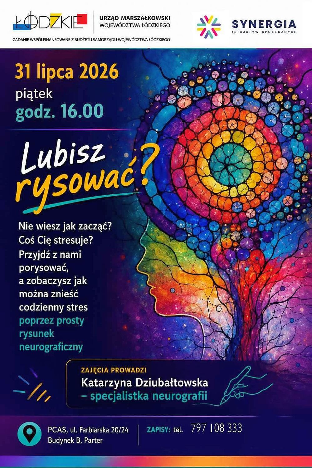Kolejne spotkania dla Tomaszowian w ramach projektu "Nie jesteśmy sami", który realizuje stowarzyszenie Synergia Inicjatyw Społecznych