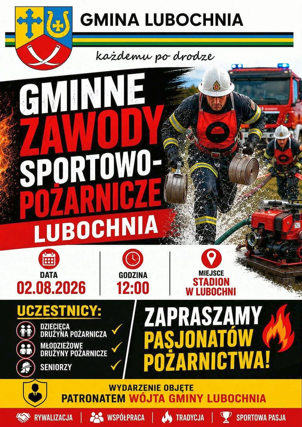 Zawody pożarnicze gminy Lubochnia