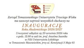 Wykład inauguracyjny wygłosi dr Adam Szumorek