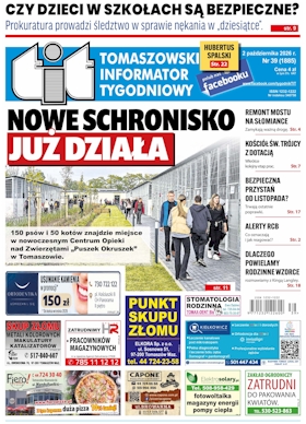 TIT - Tomaszowski Informator Tygodniowy nr 39 (1885 z 2 października 2026 roku TIT - Tomaszowski Informator Tygodniowy nr 39 (1885) z 2 października 2026 roku
