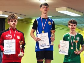 Patryk Gruchała na&nbsp;podium