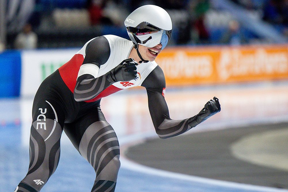 Z bardzo dobrej strony w&nbsp;Inzell pokazał się Vladimir Semirunnii (fot. PZŁS)
