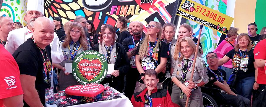 Sztab #921 Tomaszów Maz. w studio WOŚP