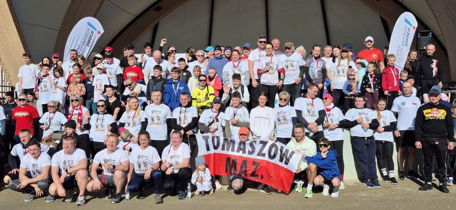 Po biegu było też pamiątkowe zdjęcie