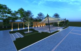 Tak ma wyglądać centralna część nowego placu przy stawie w&nbsp;Spale