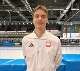 Władek rozdawał autografy podczas uroczystości powitania