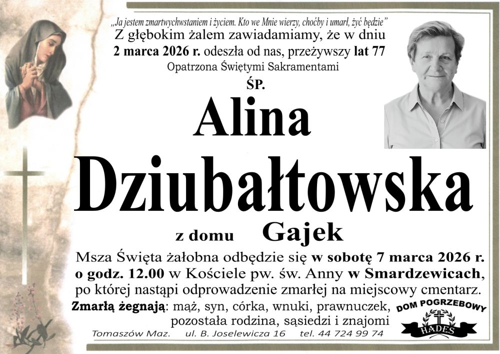 Alina Dziubałtowska 1