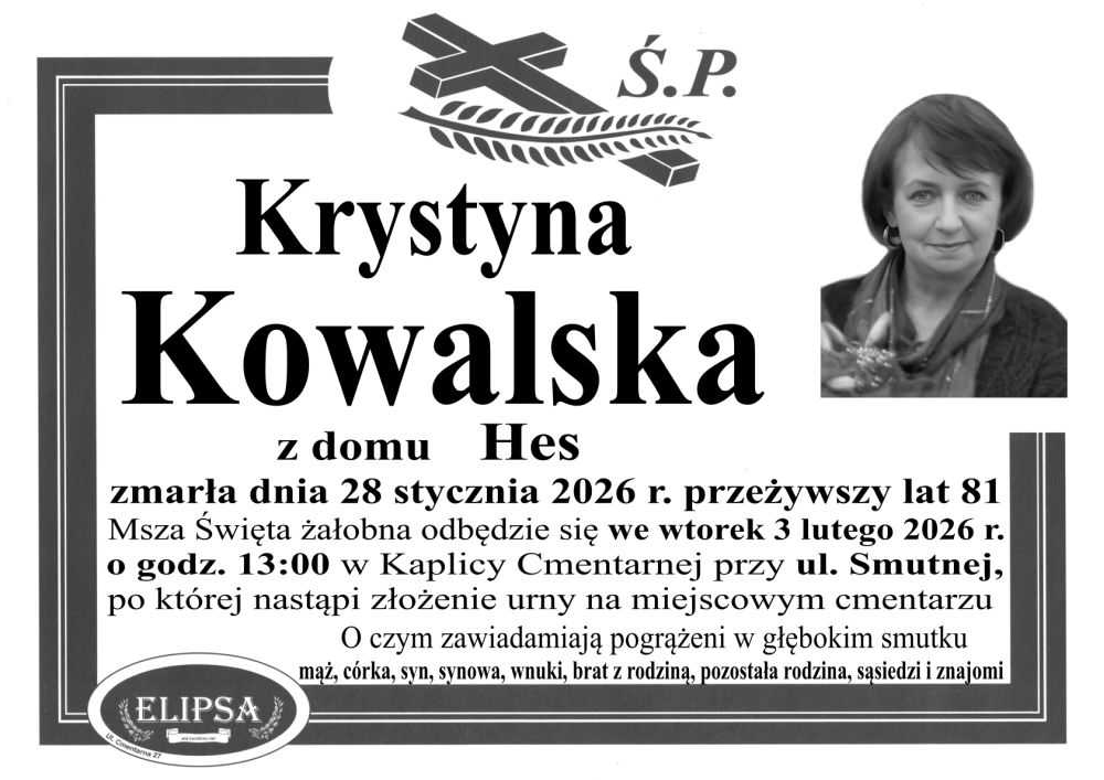 Krystyna Kowalska 1