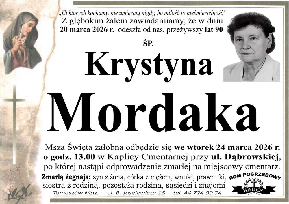Krystyna Mordaka