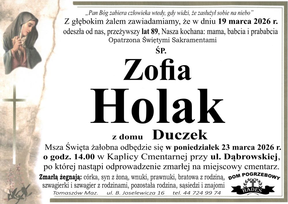 Zofia Holak