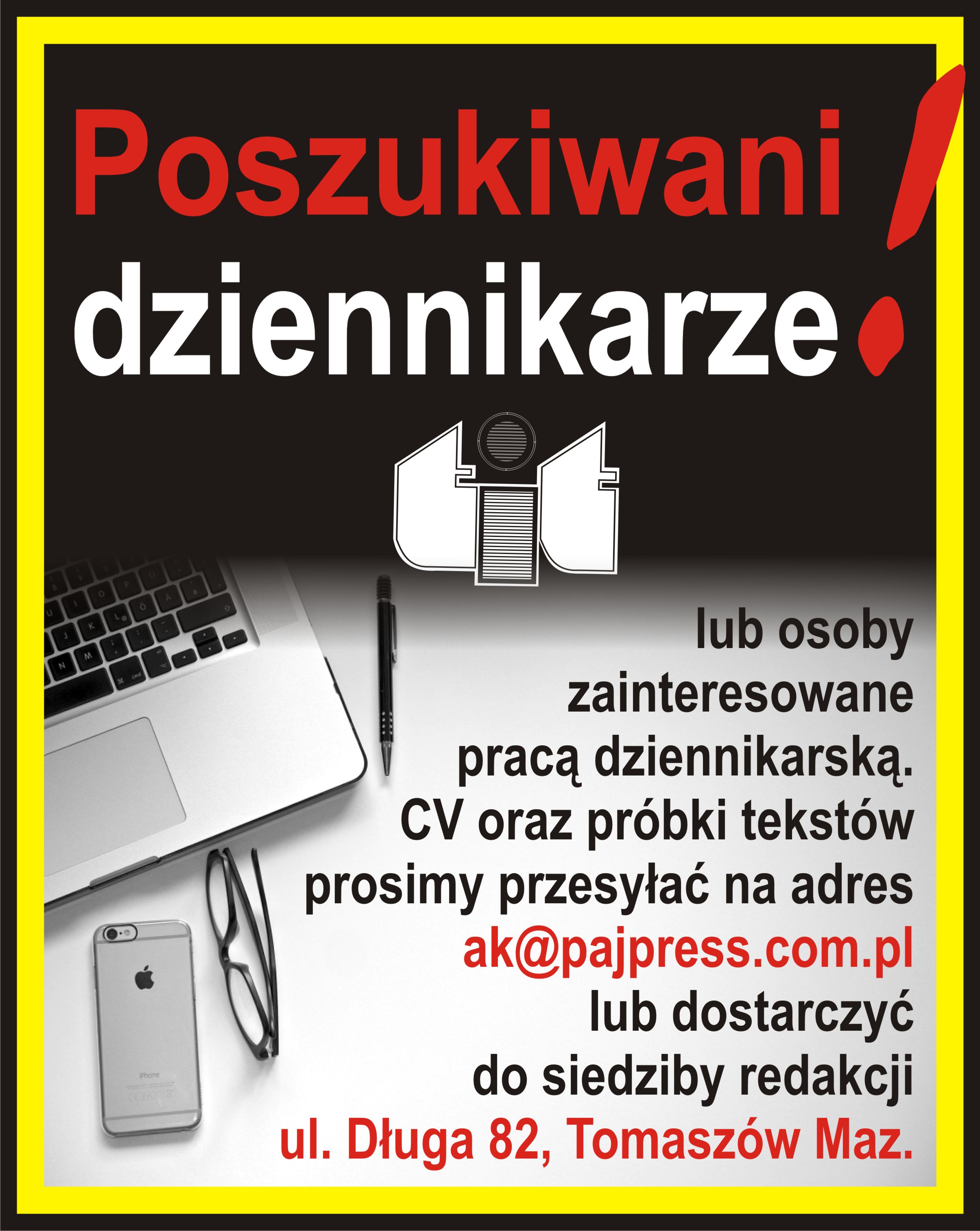 Poszukujemy dziennikarzy