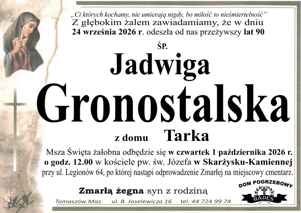 Jadwiga Gronostalska