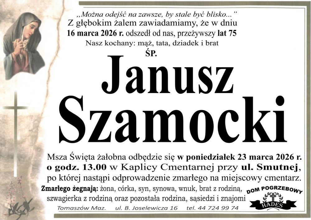 śp. Janusz Szamocki