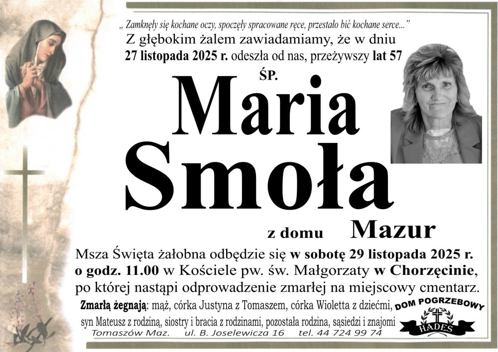 śp. Maria Smoła