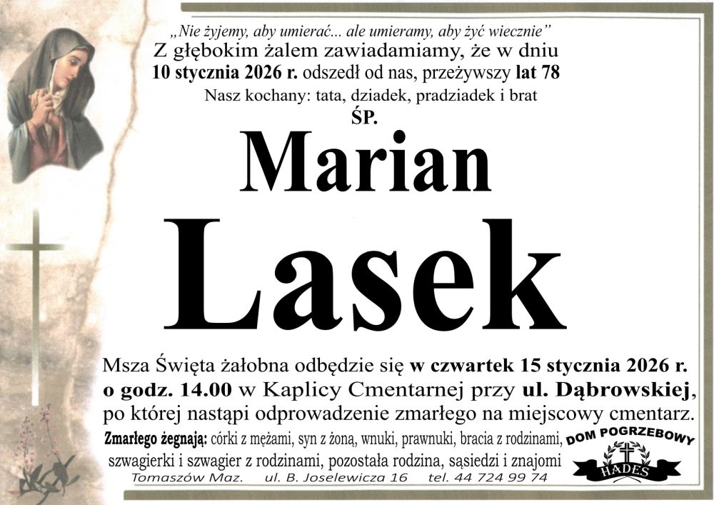 śp. Marian Lasek