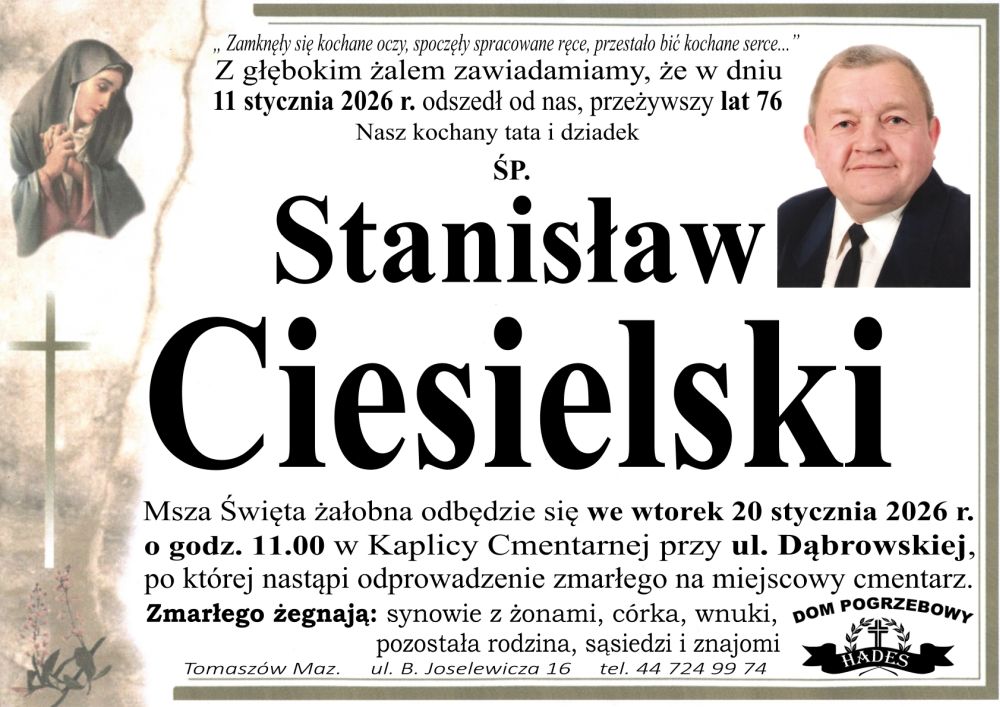 śp. Stanisław Ciesielski