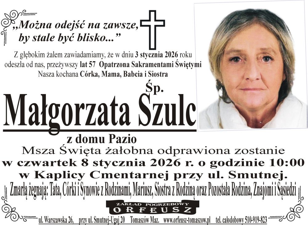śp. Małgorzata Szulc