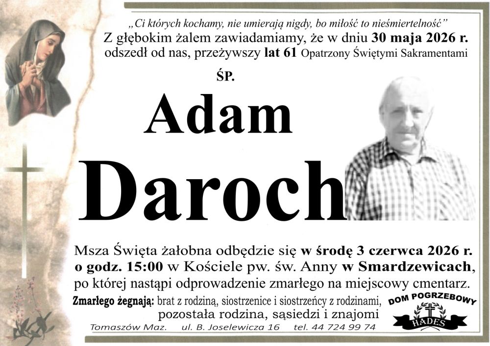 śp. Adam Daroch
